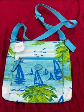 New Coach Purse Tropical Island